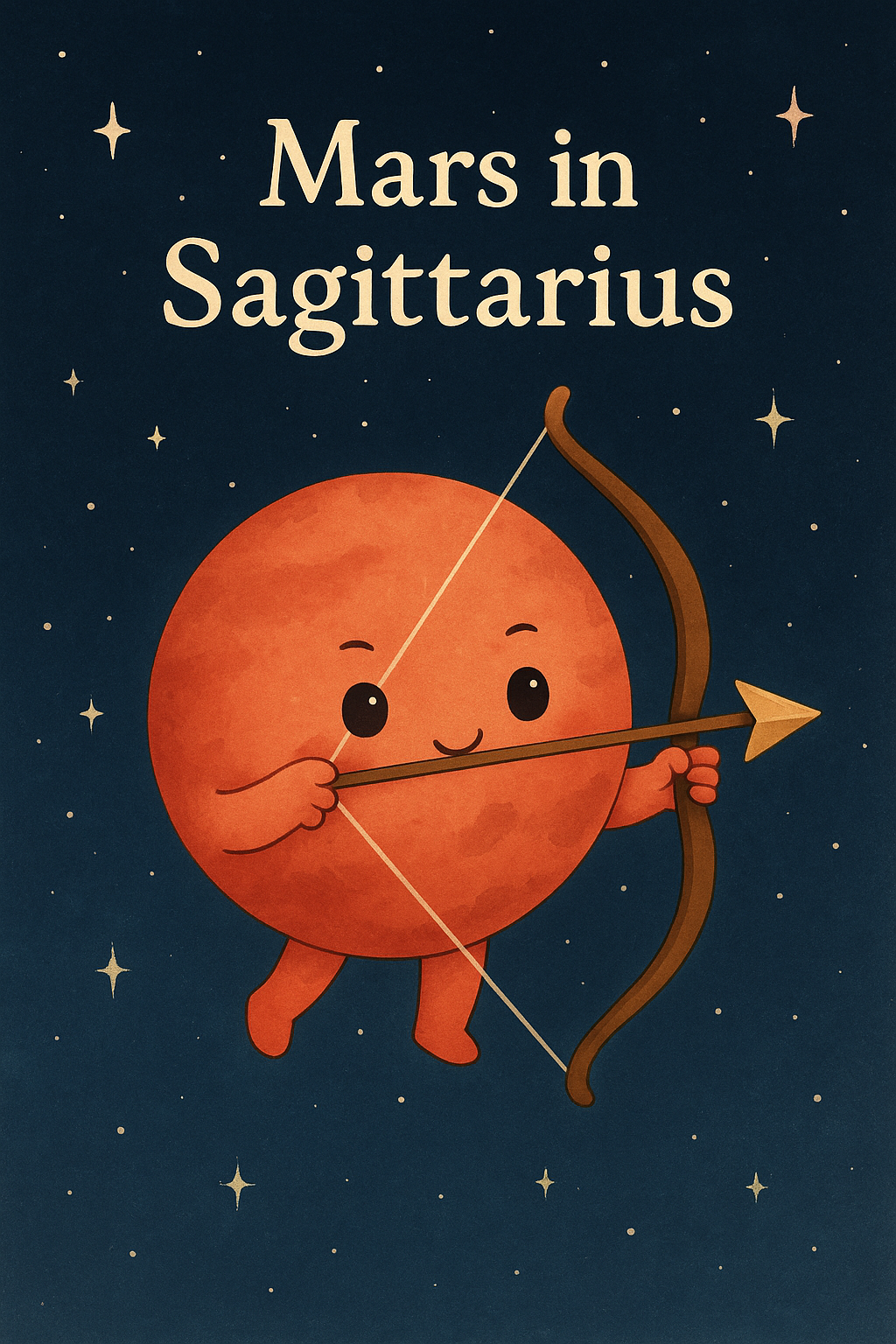 火星が射手座へ──静かに灯る希望の炎